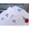 Hotel branco de luxo toalha 100% algodão
